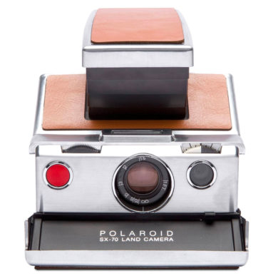 Polaroid SX-70 Silver/Brown