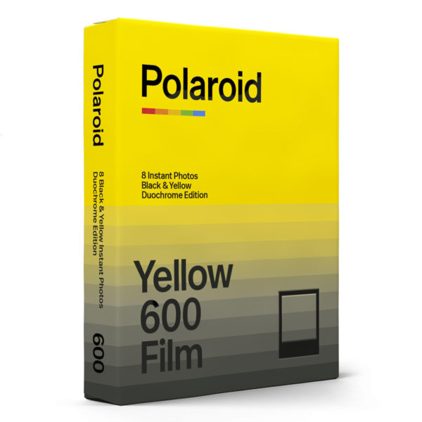 Polaroid 600 Duochrome Black & Yellow Side